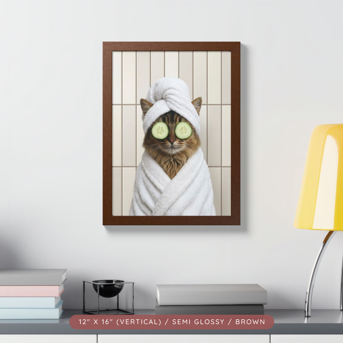Custom Spa Day Portrait, Framed Poster — Pampered & Framed — view 6