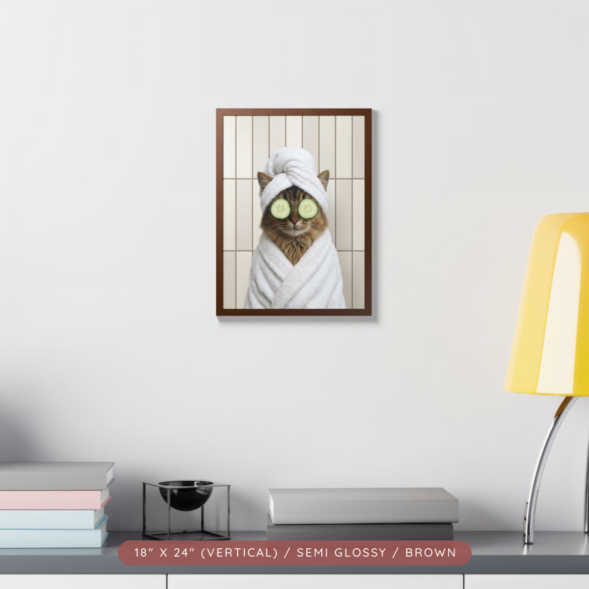 Custom Spa Day Portrait, Framed Poster — Pampered & Framed — view 14