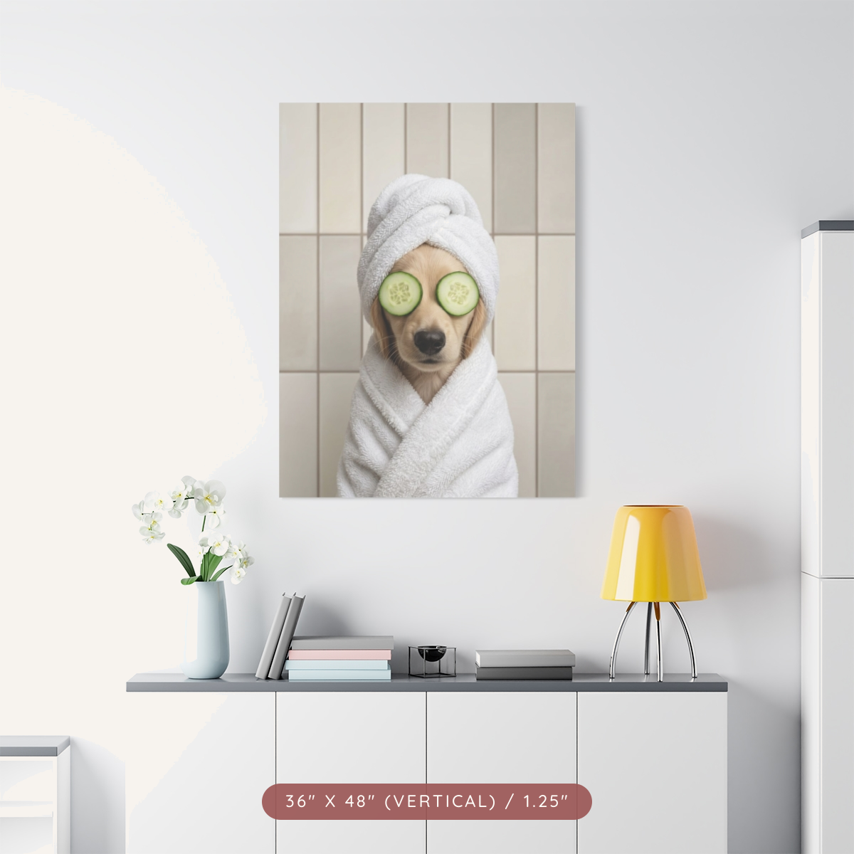 Custom Spa Portrait on Matte Canvas — Pampered & Framed — view 29