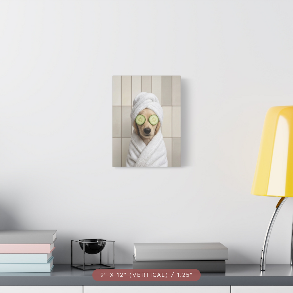 Custom Spa Portrait on Matte Canvas — Pampered & Framed — view 4