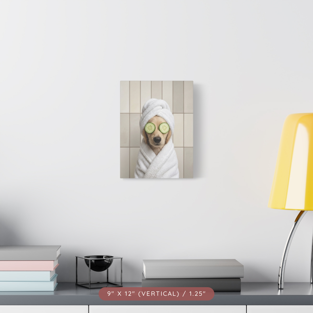 Custom Spa Portrait on Matte Canvas — Pampered & Framed — view 4