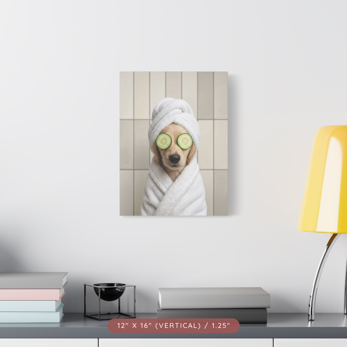 Custom Spa Portrait on Matte Canvas — Pampered & Framed — view 9