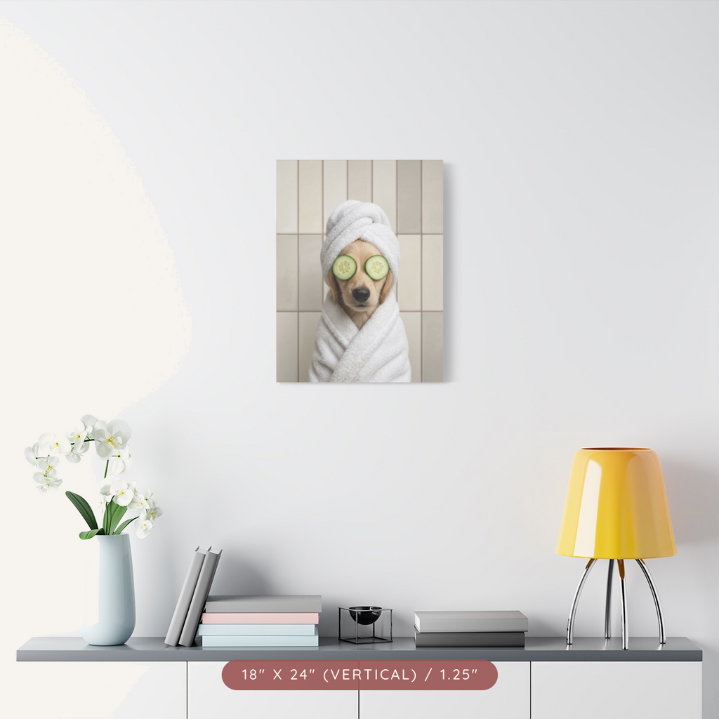 Custom Spa Portrait on Matte Canvas — Pampered & Framed — view 14