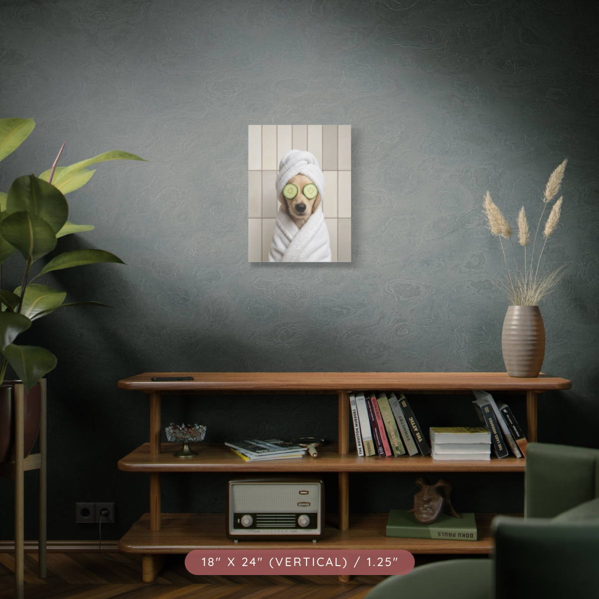 Custom Spa Portrait on Matte Canvas — Pampered & Framed — view 16