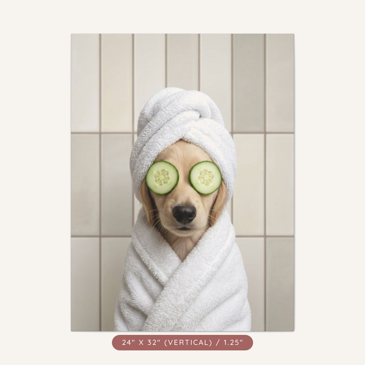 Custom Spa Portrait on Matte Canvas — Pampered & Framed — view 17