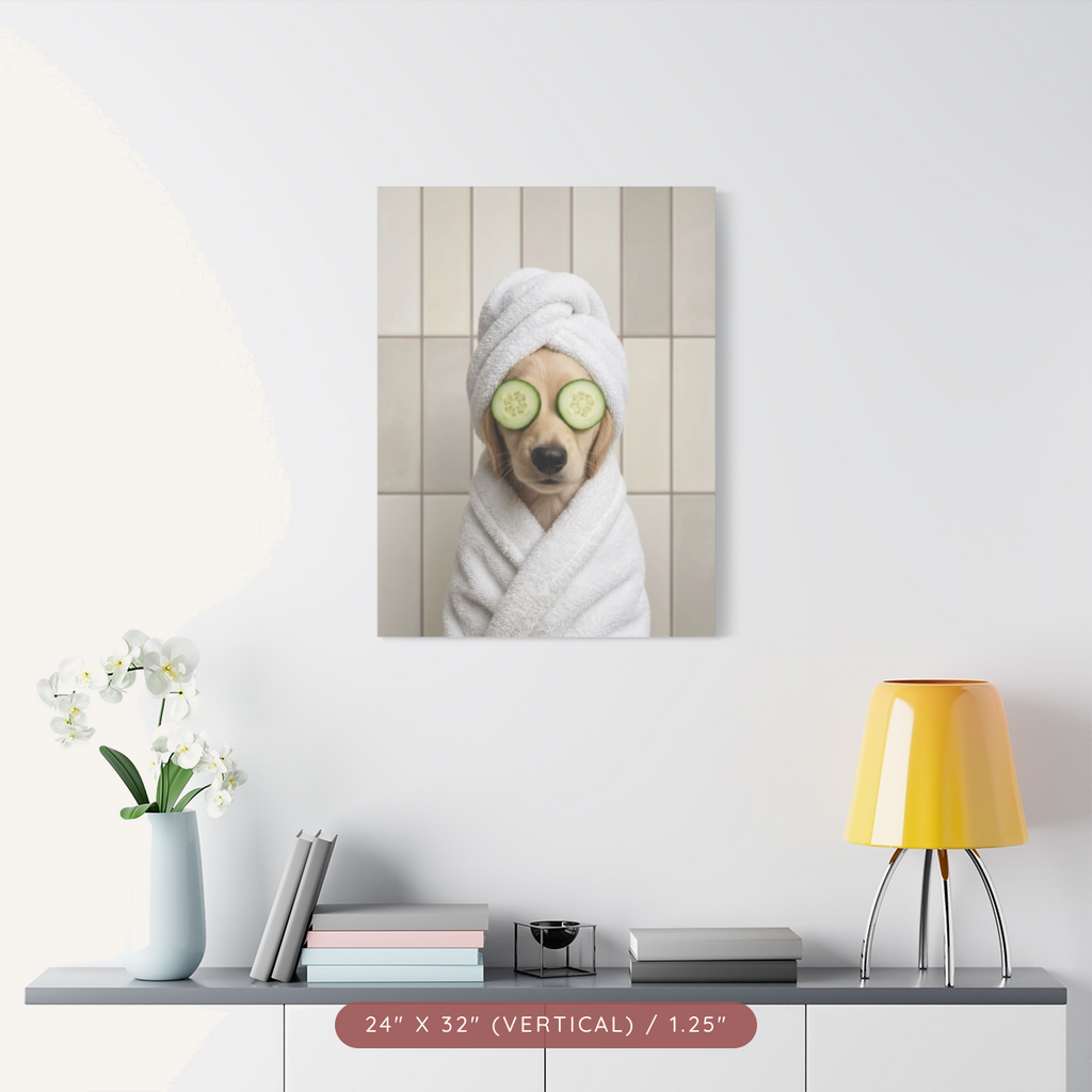 Custom Spa Portrait on Matte Canvas — Pampered & Framed — view 19