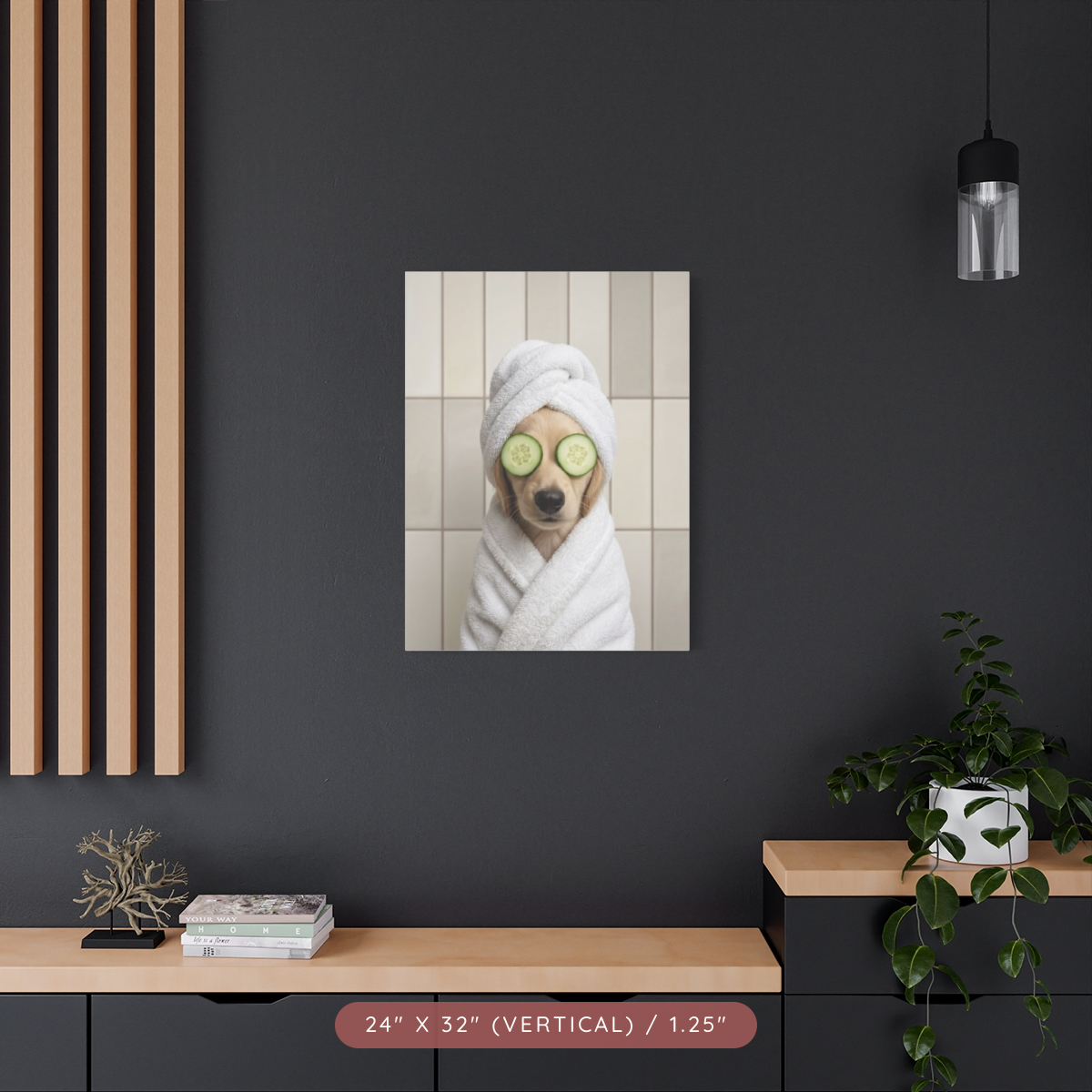 Custom Spa Portrait on Matte Canvas — Pampered & Framed — view 20