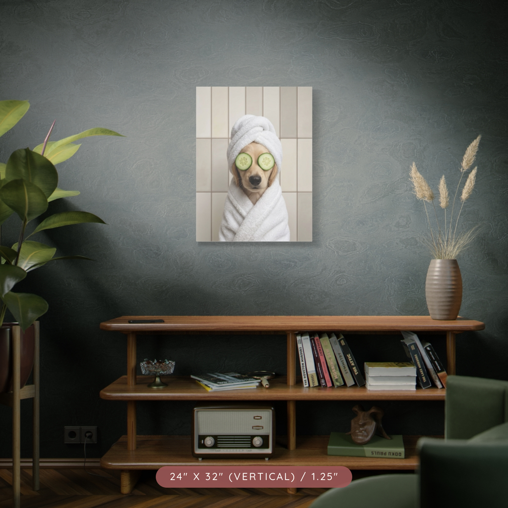 Custom Spa Portrait on Matte Canvas — Pampered & Framed — view 21